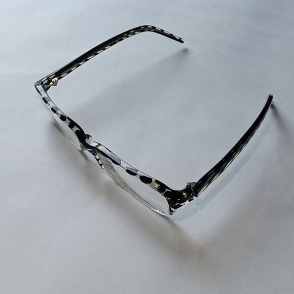 Halston H248 Col 90 52X17-135 Stripe Frame Eyeglass - Picture 2 of 5